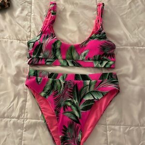 Pink lily swim